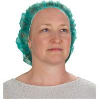 Bonnets bouffants, Polypropyl&egrave;ne, 21", Vert Cantin et fils