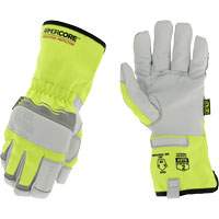 Hi-Viz Needlestick Protection Gloves, Size Small, Polyurethane Coated, DuraHide Shell, ASTM ANSI Level A5 Cantin et fils