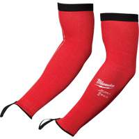 Protective Sleeves, Polyethylene, 16", ANSI/ISEA 105 Level 3/EN 388 Level 3/EN 388 Level C, Red Cantin et fils