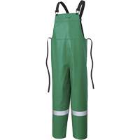 P43 035 CA-43&reg; FR Chemical- & Acid-Resistant Safety Bib Pants, Small, Green Cantin et fils