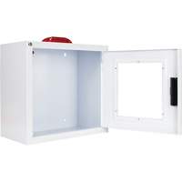 Grande armoire standard pour DEA avec alarme & stroboscope, Zoll AED Plus/Zoll AED 3/Cardio-Science/Physio-Control Pour, Non m&eacute;dical Cantin et fils