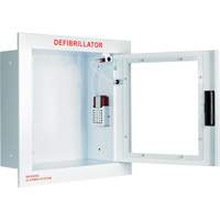 Grande armoire enti&egrave;rement encastr&eacute;e avec alarme, Zoll AED Plus/Zoll AED 3/Cardio-Science/Physio-Control Pour, Non m&eacute;dical Cantin et fils