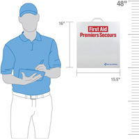 Armoire pour premiers soins SmartCompliance, R&eacute;pond &agrave; la norme CSA Z1220-17 type 3 environnements &agrave; haut risque, Petit (2-25 travailleurs) Cantin et fils