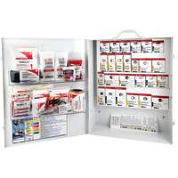 Armoire pour premiers soins SmartCompliance, R&eacute;pond &agrave; la norme CSA Z1220-17 type 3 environnements &agrave; haut risque, Moyen (26-50 travailleurs) Cantin et fils