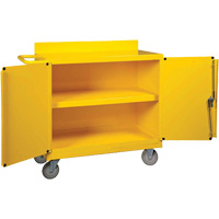 Chariot central de contr&ocirc;le des d&eacute;versements, 18" lo x 38,375" la x 36" h Cantin et fils