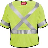 Breakaway Mesh Safety Vest, Black/High Visibility Lime-Yellow, Medium/Small Cantin et fils