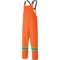 5598 Lightweight Waterproof Rain Suit, Polyester/PVC, Small, High Visibility Orange Cantin et fils