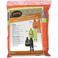 5598 Lightweight Waterproof Rain Suit, Polyester/PVC, Small, High Visibility Orange Cantin et fils