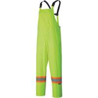 5599 Lightweight Waterproof Rain Suit, Polyester/PVC, X-Small, High Visibility Lime-Yellow Cantin et fils
