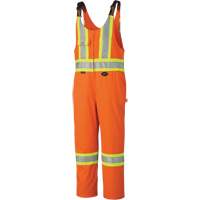 6617Z Safety Overalls with Leg Zippers, Poly-Cotton, 36, High Visibility Orange Cantin et fils
