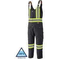 5536BK Quilted Duck Overalls, Cotton, X-Small, Black Cantin et fils