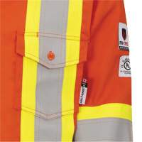 7743 FR-Tech&reg; Flame-Resistant Safety Shirt, Small, High Visibility Orange Cantin et fils