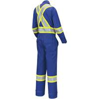 7704W Combinaison FR-Tech ignifuge/contre les arcs pour femme, Taille T-petit, Bleu royal, 10 cal/cm² Cantin et fils