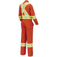 7702W Combinaison FR-Tech ignifuge/contre les arcs pour femme, Taille T-petit, Orange haute visibilit&eacute;, 10 cal/cm² Cantin et fils