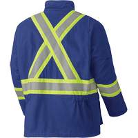 5523 Flame-Resistant Safety Parka, Small, Royal Blue, 58 cal/cm² Cantin et fils