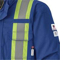 5523 Flame-Resistant Safety Parka, Small, Royal Blue, 58 cal/cm² Cantin et fils