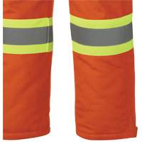 5534A Flame-Resistant Quilted Safety Overalls, Small, Orange Cantin et fils