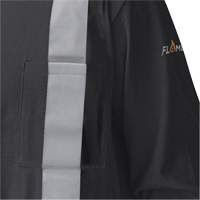 340SFA Flame-Resistant Long-Sleeved Safety Shirt, Small, Black Cantin et fils