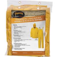 577 3-Piece Rain Suit, Polyester/PVC, 6X-Large, Yellow Cantin et fils