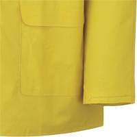 577J Rain Jacket, Polyester/PVC, Small, Yellow Cantin et fils
