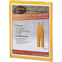 577P Storm Master&reg; Bib Pants, Small, Polyester/PVC, Yellow Cantin et fils