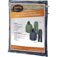 583 Rain Suit, Polyester/PVC, Small, Green Cantin et fils