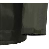 D8120J Nailhead Ripstop Tree Planter Hooded Jacket, Polyester/PVC, X-Small, Green Cantin et fils