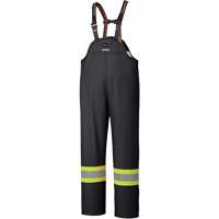 5895BK Salopettes extensibles imperm&eacute;ables et ignifuges, T-petit, Noir Cantin et fils