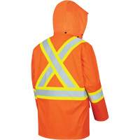 5892PKT Veste de s&eacute;curit&eacute; imperm&eacute;able &agrave; haute visibilit&eacute; ignifuge, T-petit, Orange haute visibilit&eacute; Cantin et fils