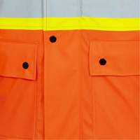 5892PKT Veste de s&eacute;curit&eacute; imperm&eacute;able &agrave; haute visibilit&eacute; ignifuge, T-petit, Orange haute visibilit&eacute; Cantin et fils