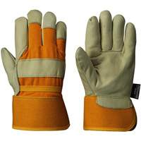 632 Insulated Fitter's Gloves, One Size, Grain Cowhide Palm, Boa Inner Lining Cantin et fils