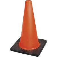 181P C&ocirc;ne de s&eacute;curit&eacute; flexible de premi&egrave;re qualit&eacute;, 18", Orange Cantin et fils