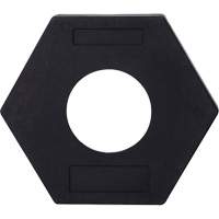 2320 Stackable Delineator Base, 17 lbs. Cantin et fils