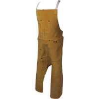 Tablier Caiman Boarhide, Salopette &agrave; jambes fendues, 42" lo, Brun Cantin et fils