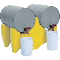 Support pour 2 barils &agrave; lhorizontale, 46,5" lo x 30" la x 31" ha Cantin et fils