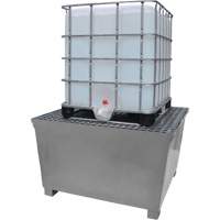 Ultra-IBC Spill Pallet en acier, Capacit&eacute; de d&eacute;versement 370 gal. US, 57,6" x 34,7" x 56,9" Cantin et fils