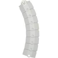 Small Ultra-Sidewinder Cable Protection System avec capuchons, 39,5" x 3" x 0,8", 2000 lb (1 tonne) Cantin et fils