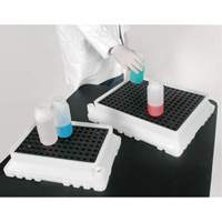 P4 Ultra-Spill Tray, 17" lo x 21" la x 4" h, Cap. de d&eacute;versement 2,9 gal. US Cantin et fils