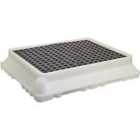 P4 Ultra-Spill Tray, 17" lo x 21" la x 4" h, Cap. de d&eacute;versement 2,9 gal. US Cantin et fils