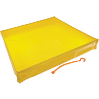 Flexible Ultra-Utility Tray, 30" lo x 30" la x 4,8" h, Cap. de d&eacute;versement 9,5 gal. US Cantin et fils