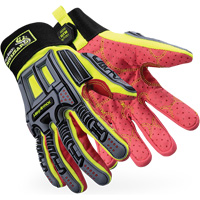 Gants r&eacute;sistants aux coupures Rig Lizard 2028X, 6/T-petit, Paume en Synth&eacute;tique/PEHP, Poignet &eacute;lastique/Boucle et crochet Cantin et fils