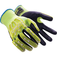 Gants r&eacute;sistants aux chocs Helix 3062IMP, 6/T-petit, Paume en Mousse de nitrile, Poignet &eacute;lastique/Poignet en tricot Cantin et fils