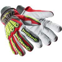 Gants r&eacute;sistants aux chocs Chrome SLT Winter 4073, 6/T-petit, Paume en Ch&egrave;vre, Poignet Poignet en tricot Cantin et fils