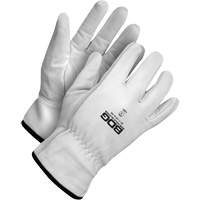 Puncture-Resistant Driver Gloves, Small, Grain Goatskin Palm Cantin et fils