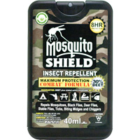 Insectifuge de format poche Mosquito Shield, DEET &agrave; 30 %, Vaporisateur, 40 ml Cantin et fils