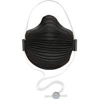 AirWave M Series Black Disposable Masks with SmartStrap&reg; & Nose Flange, N95, NIOSH Certified, Medium/Large Cantin et fils