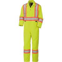 5512T Combinaison haute visibilit&eacute;, 40 (grand taille), Jaune lime haute visibilit&eacute; Cantin et fils