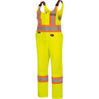6000W Women's High-Visibility Traffic Safety Overalls, Polyester, X-Small, High Visibility Lime-Yellow Cantin et fils