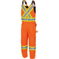 5040 Waterpoof Quilted Safety Overalls, Polyester, Small, High Visibility Orange Cantin et fils