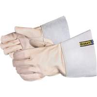 Gants pour soudeur avec coutures externes en Kevlar, Cuir de vache refendu, Taille 7 Cantin et fils